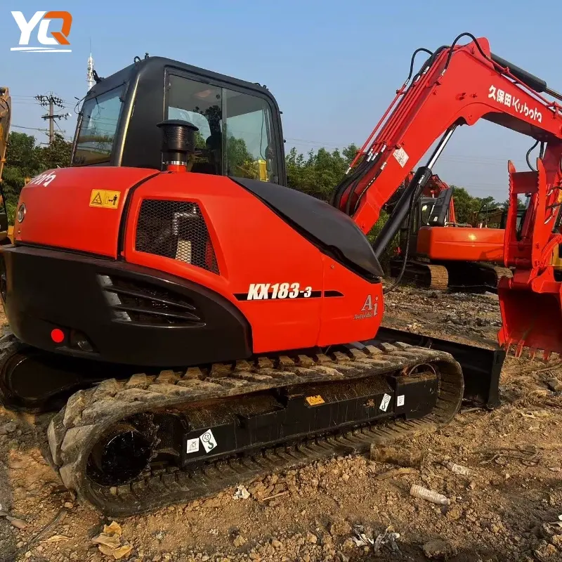 Cheap Used Kubota KX183 Crawler Digger For Garden Construction