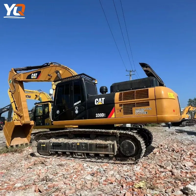 Durable Used CAT 330D Heavy Excavator Well-maintained Engineering Machinery Supplier