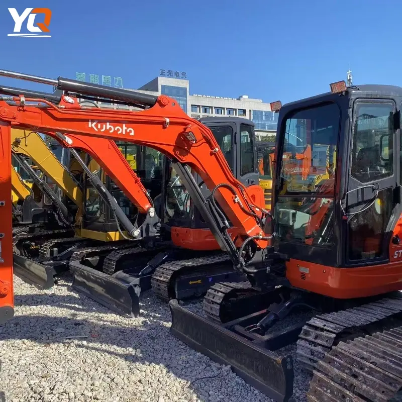 Nice Condition Used Kubota U35 Mini Excavator Zero Tail Swing