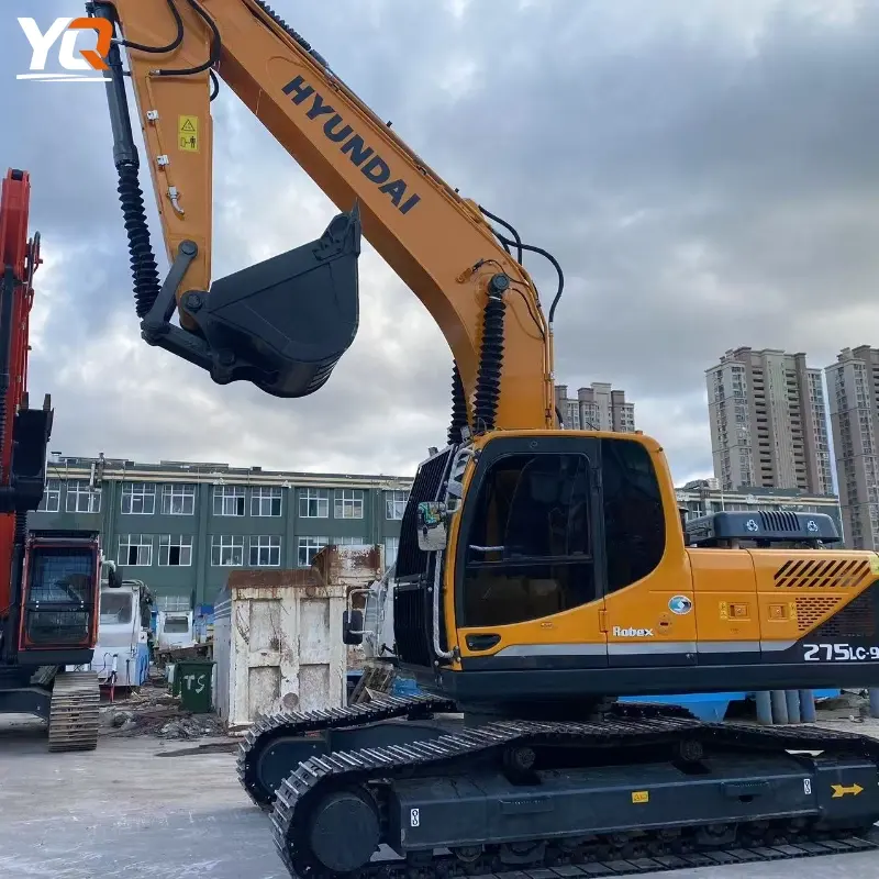 Original Used Hyundai 275LC-9T Heavy Excavator Powerful Engine Hot Sale