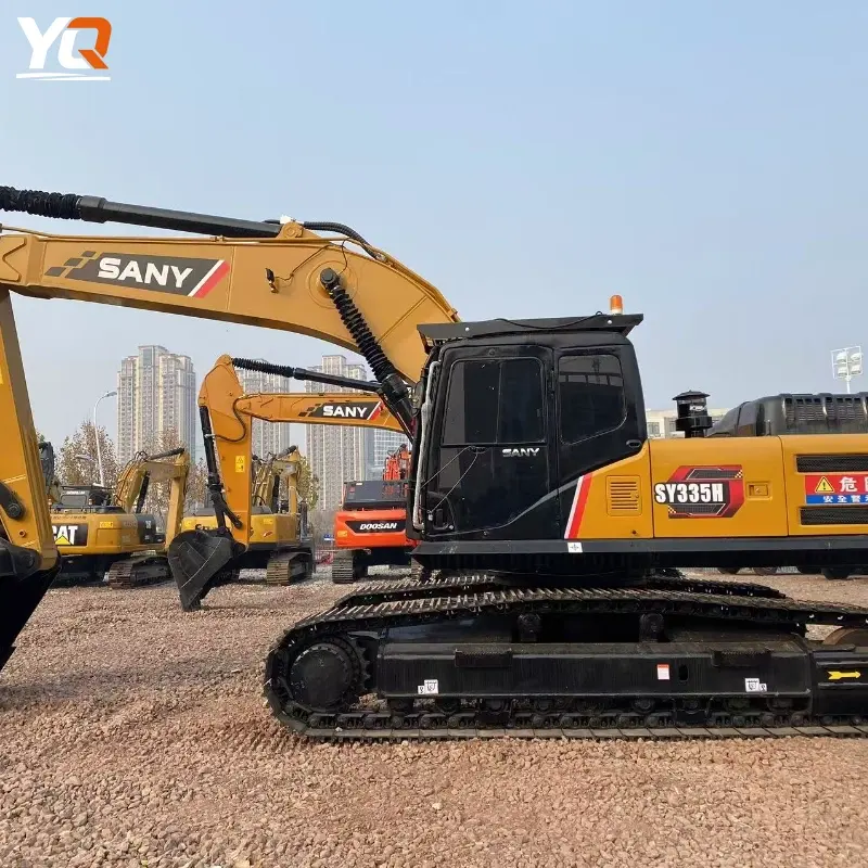 Original Used SANY SY335 Large Excavator Powerful Machine