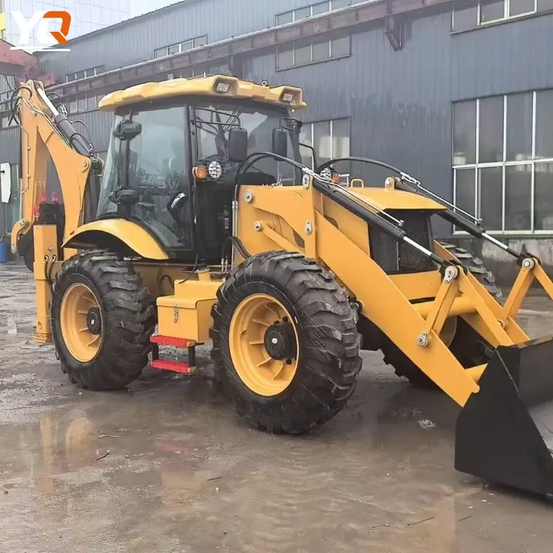 Powerful Used JCB 4CX Backhoe Loader 4WD Construction Equipment