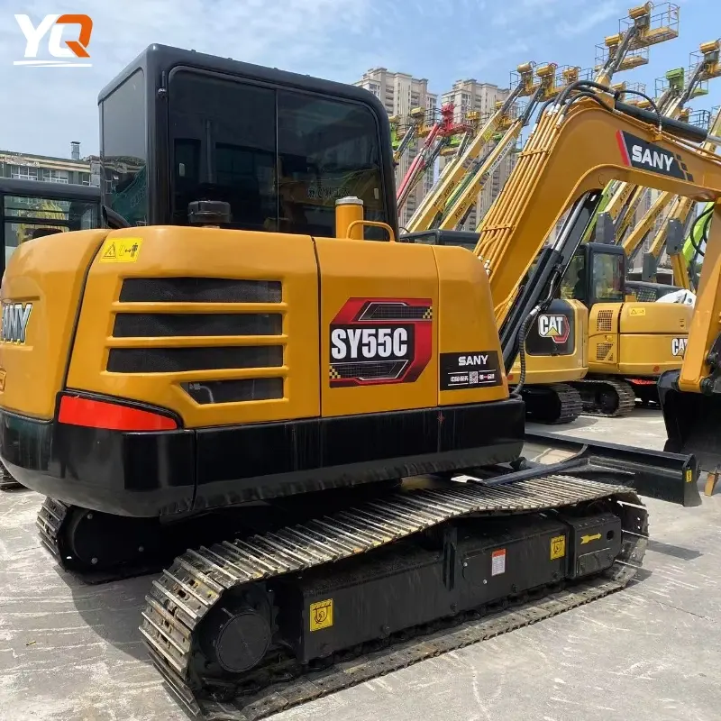 Pre-Owned SANY SY55 Compact Excavator High Cost Performance