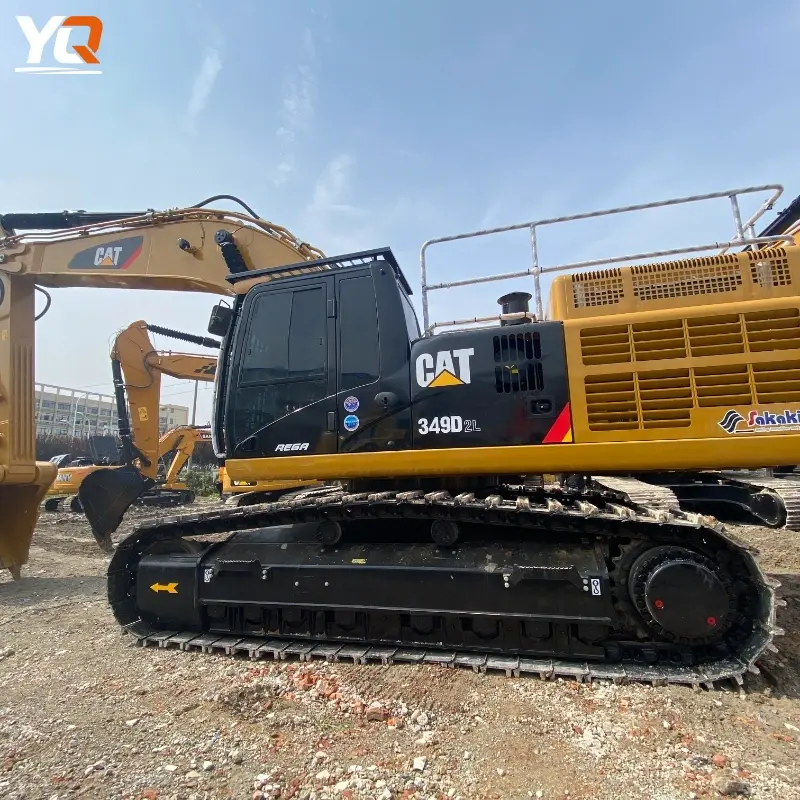 Used CAT 349D Heavy Excavator Original Engine Good Condition