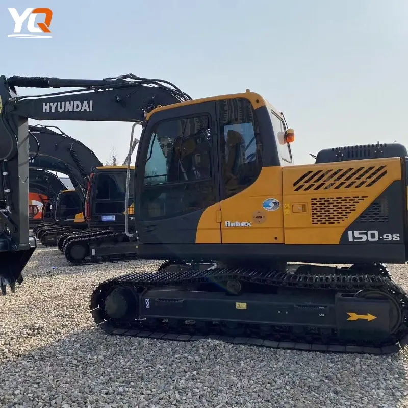 Used Hyundai 150 Hydraulic Excavator Nice Condition Competitive Price