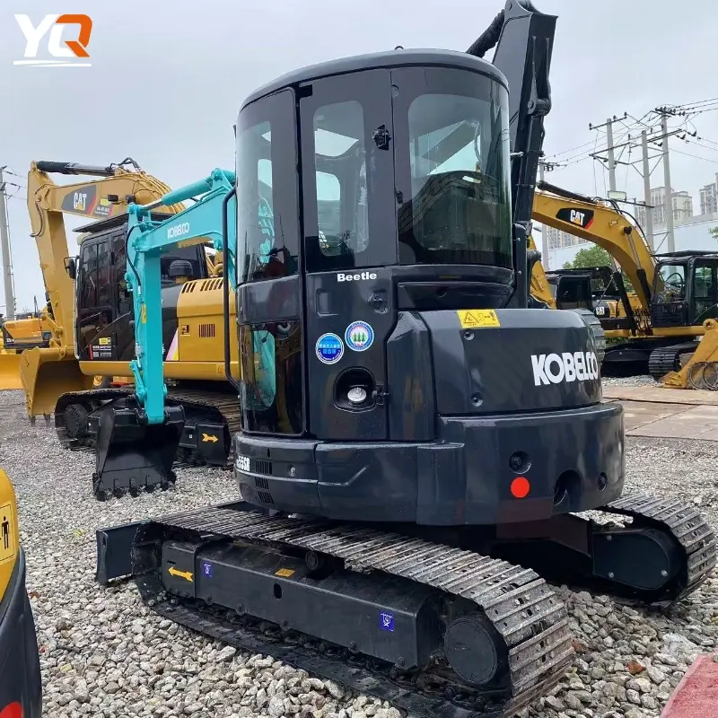 Used Kobelco SK55 Mini Excavator Good Condition Construction Equipment