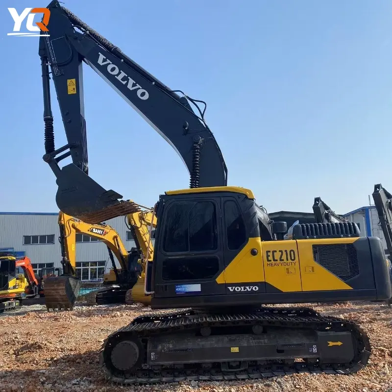 Used Volvo EC210 Hydraulic Crawler Excavator Low Price Good Condition