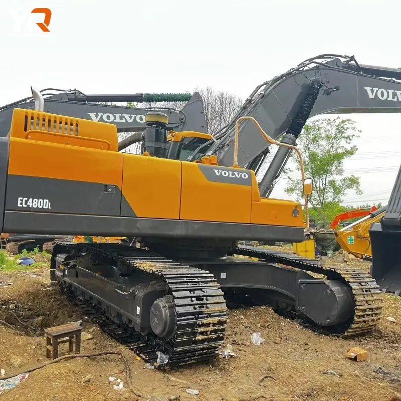 Used Volvo EC480 Heavy Hydraulic Excavator High Performance Low Price