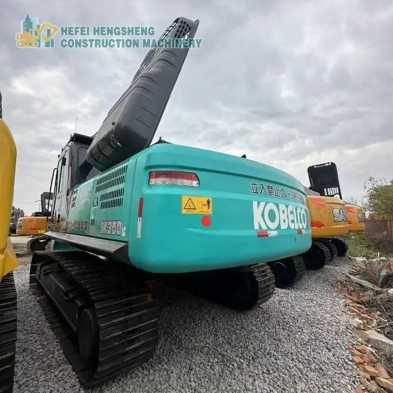 Excavadora Kobelco 350 8 de 10 pulgadas, original, de alta resistencia, para movimiento de orugas, en buen estado.