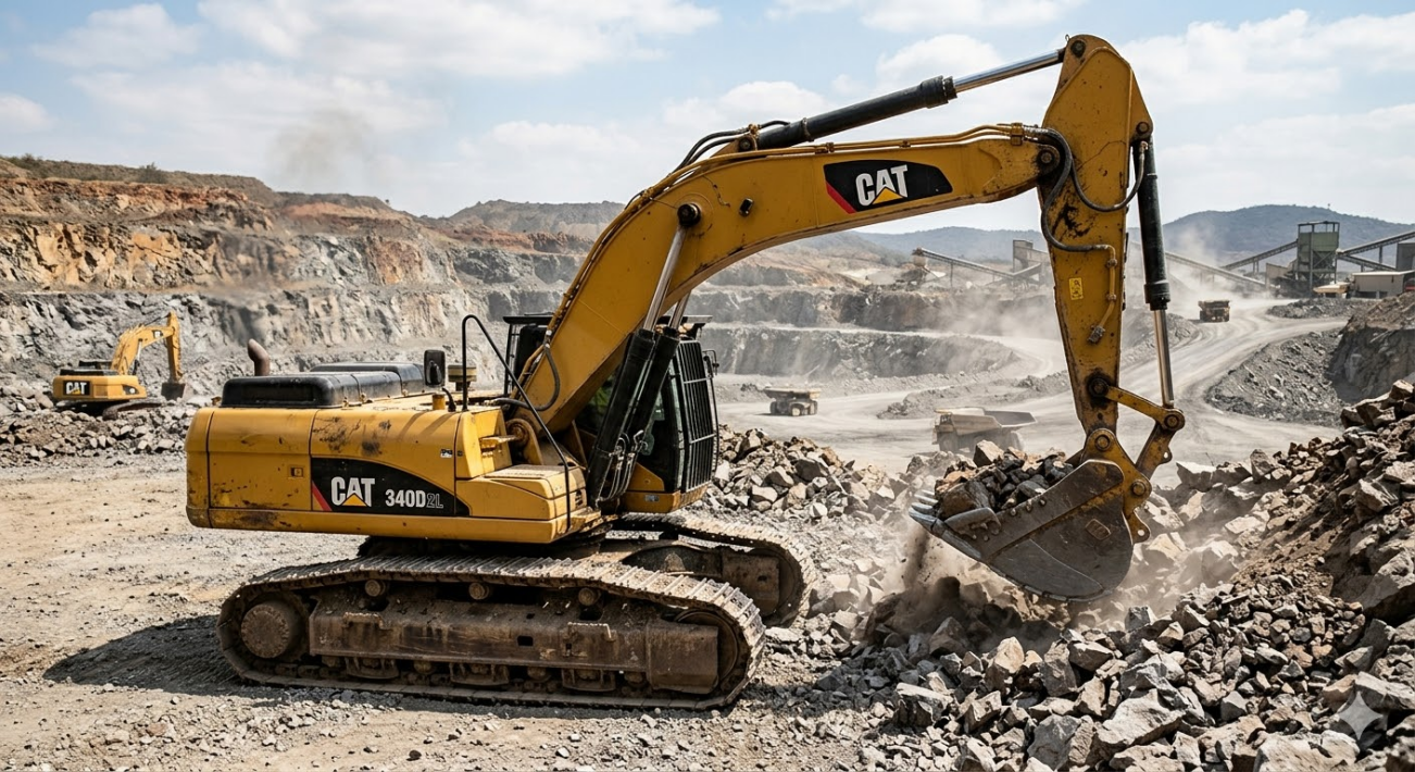 Used Cat 340D2L vs New: The Best 34-Ton Excavator Solution
