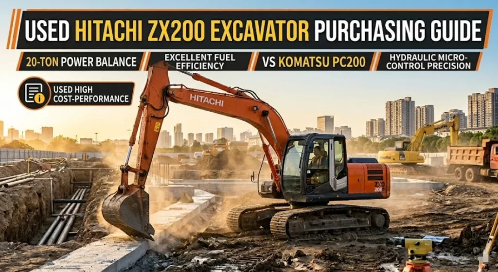Used Hitachi ZX200 Excavator Buyer's Guide