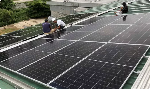 50KW Hybrid Solar System With 100KWH Battery Storage