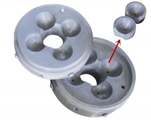 grinding ball metal mold