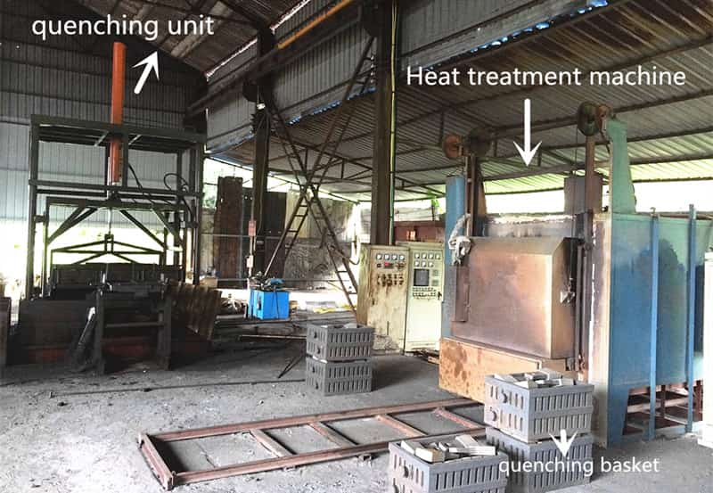 heat treatment oven for grinding balls 