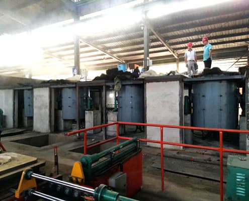 medium frequency induction furnace 