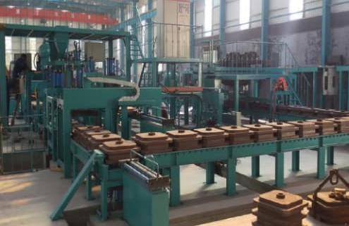 línea de producción de bolas de fundición