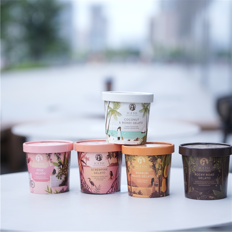Vasos de papel para helado: desbloqueando ventajas sostenibles y un atractivo duradero