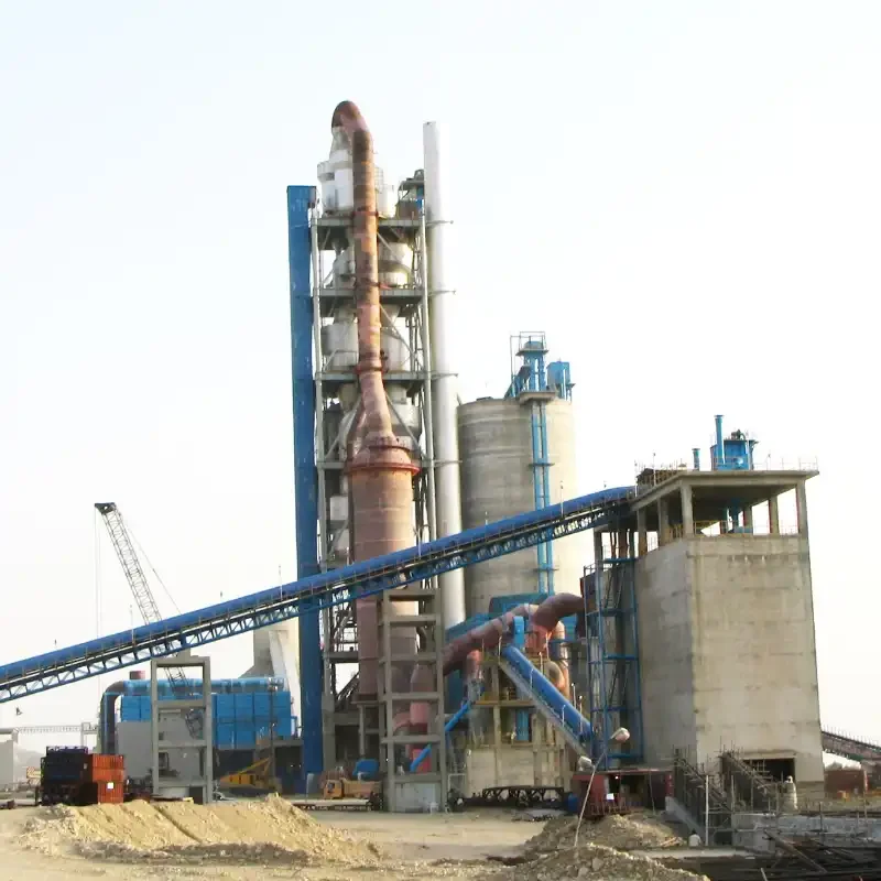 China-aided Steel Structure Cement Kiln Tail Project for Heavy Industry in Pakistan