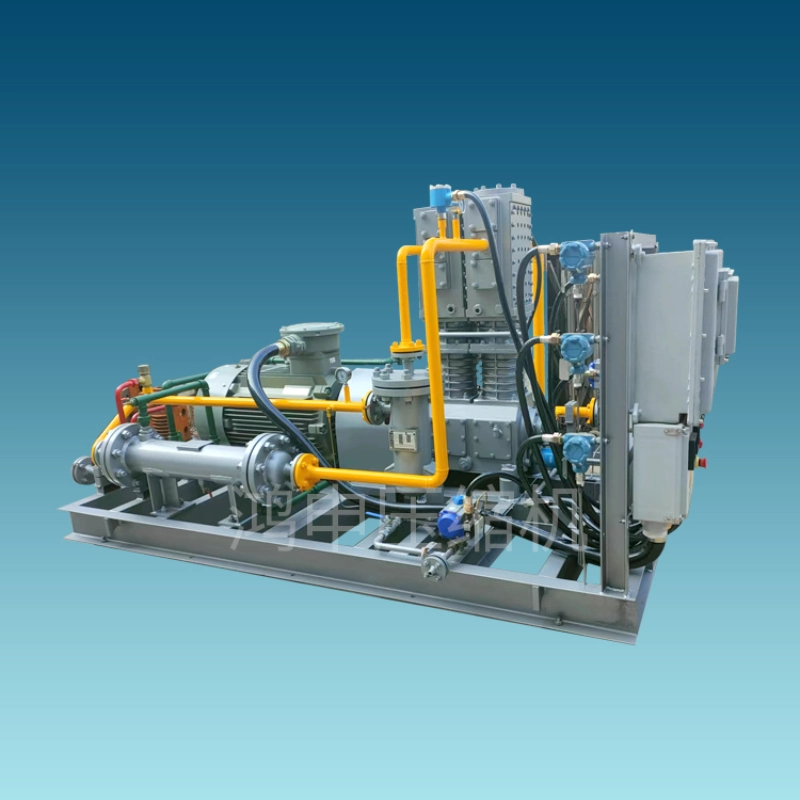 Nitrogen water-cooled compressor