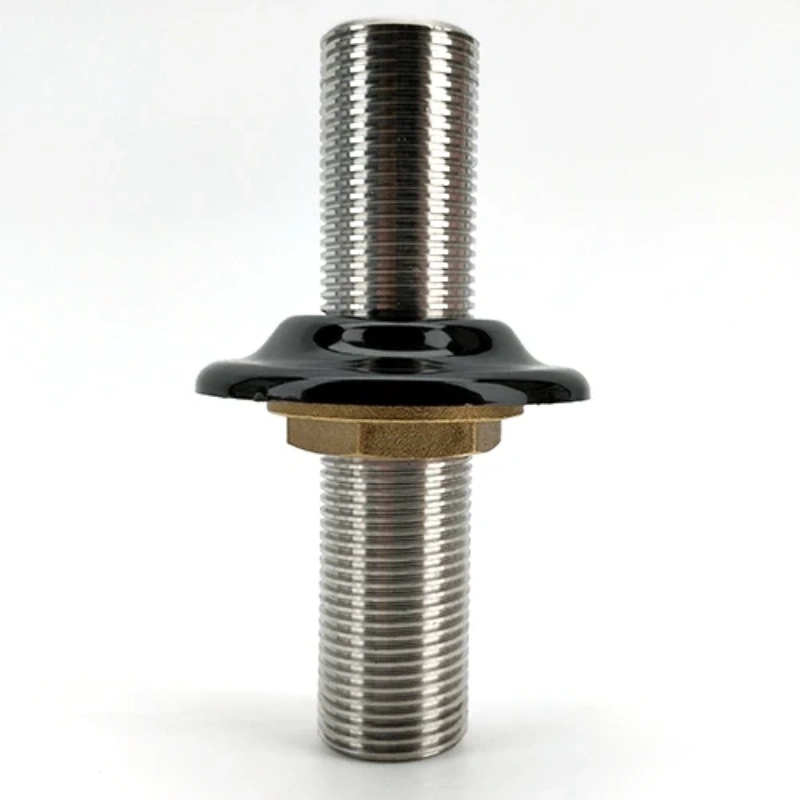 100mm 5/8 All Thread Shank (with Black Plastic Collar and 5/8 nut)