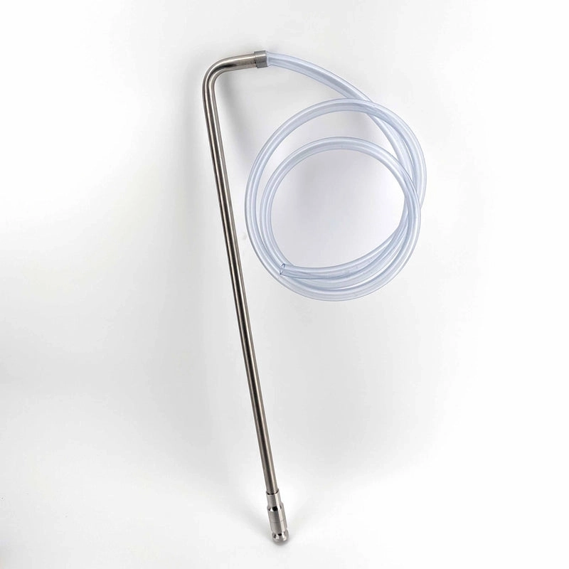 57cm Stainless Siphon with 1.5m Heavy Duty Silicone Tube (10mm ID)