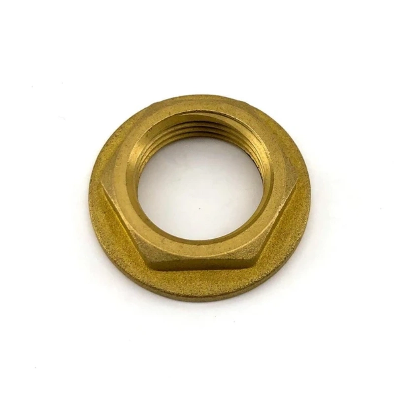 5/8 Flange Nut Brass