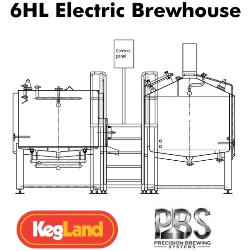 600L (6HL) Brewhouse