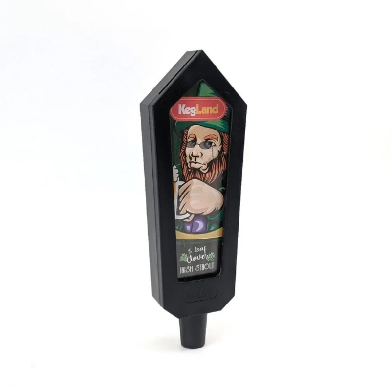 Bishop Tap Handle for Recipe Kits (Clear Lense for Paper, Blackboard Sticker, Whiteboard Sticker)