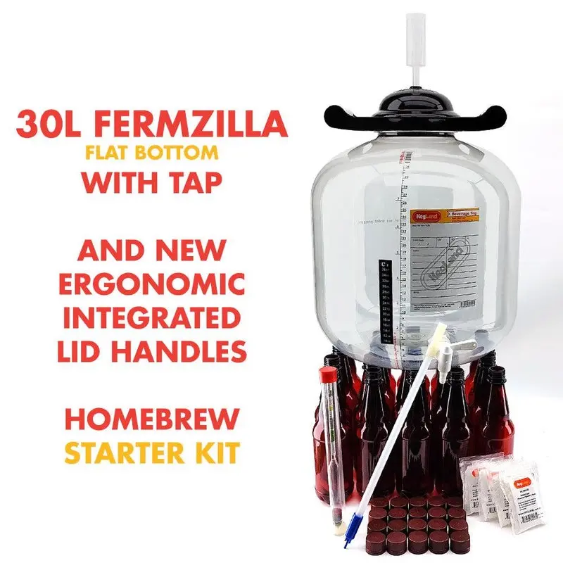 FermZilla - Flat Bottom 30L - PET Bottle Starter Kit