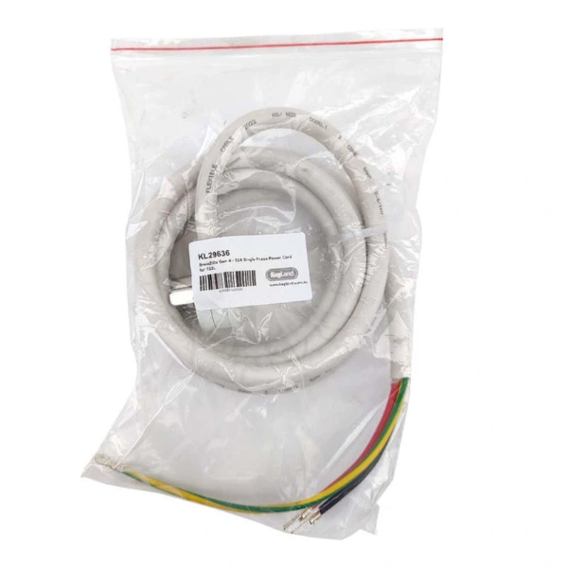 32A Single Phase Power Cord for 100L BrewZilla Gen 4