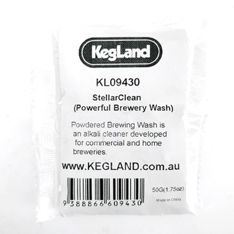 50g - StellarClean - Powerful Brewery Wash PBW (50g 1.75oz) in Sachet