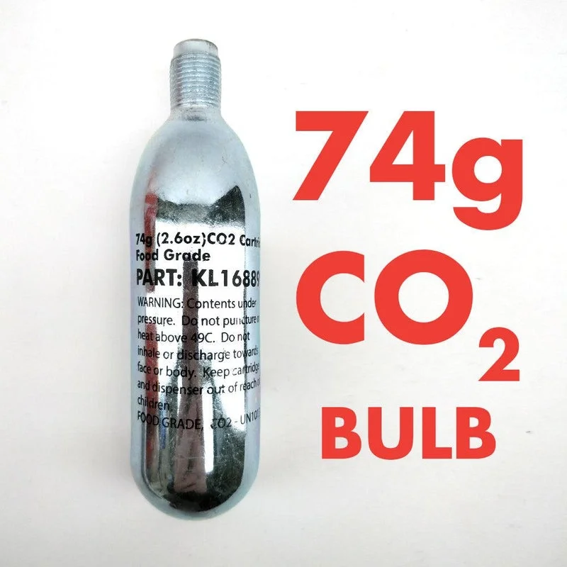 74g Big Bulb CO2 Cartridge 5/8-18UNF Thread