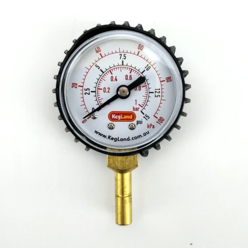 8mm 5/16 Push in Pressure Gauge 0-15ps