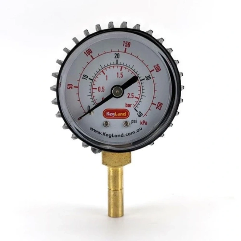 8mm (5/16”) Push in Pressure Gauge 0-40psi - duotight compatible