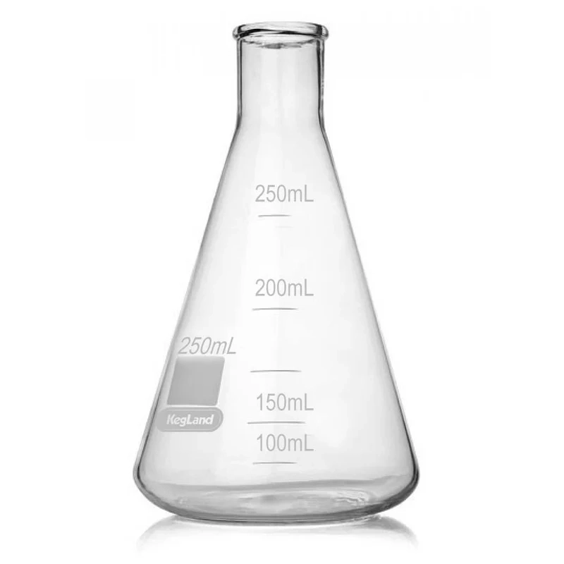 Borosilicate Erlenmeyer Conical Flask 250mL