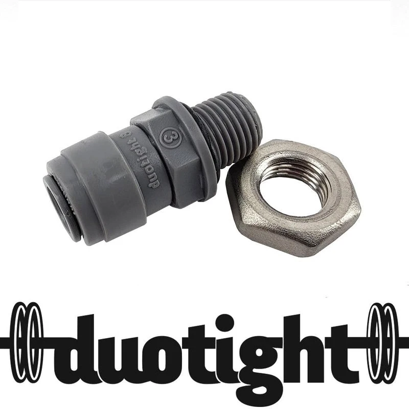 duotight - 8mm (5/16') Female x 1/4' Male Thread Bulkhead (suits 60cm Thermowell)