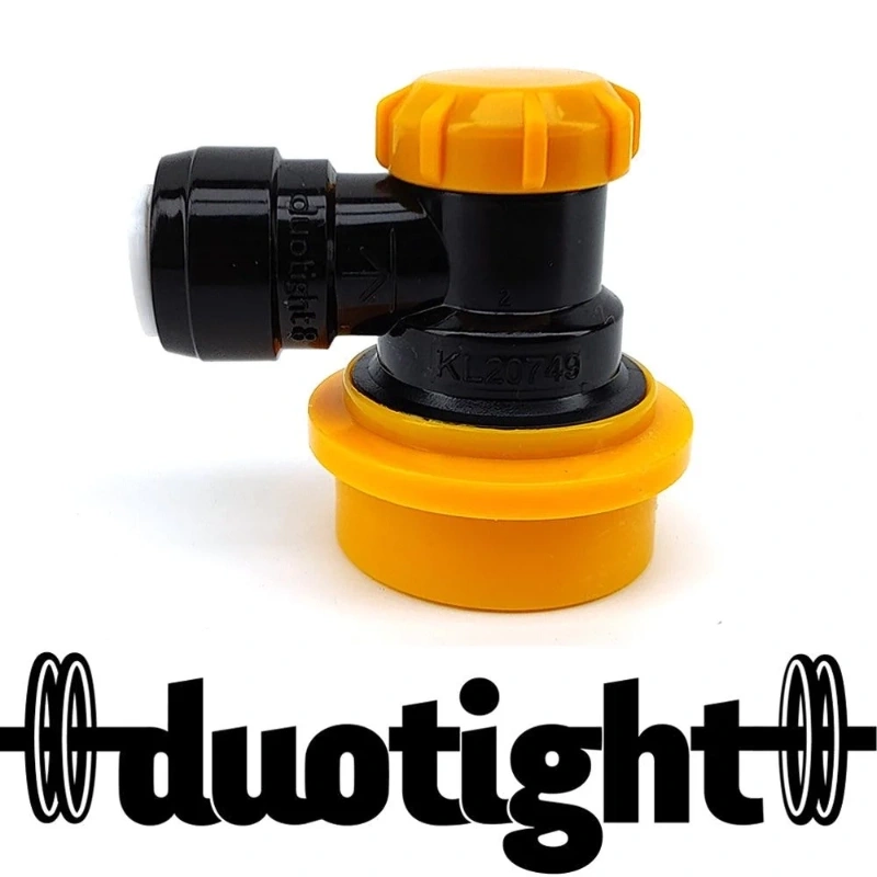 duotight 8mm (5/16") x Ball Lock Disconnect - (Black Liquid)