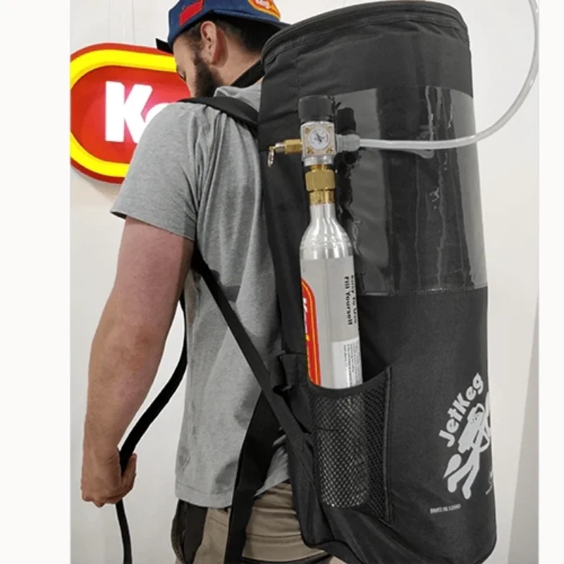 JetKeg - KegPack - Party on your Back (Including 1.2m Beer line, Pluto Gun and Duotight Reducer)