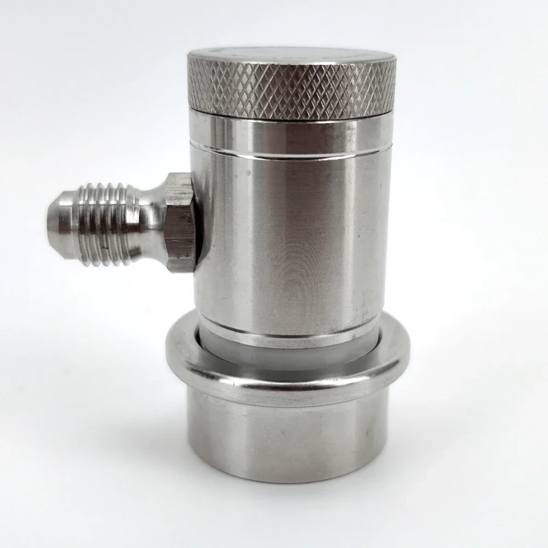 Machined Stainless Ball Lock Disconnect - MFL Thread (Grey/Gas)