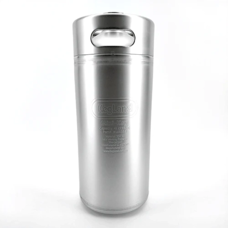 Mini Keg (Low 2)- 4L (approx 128oz) (135mm x 280mm)