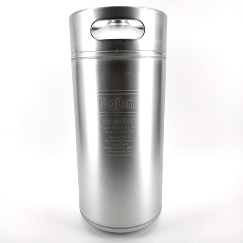 Mini Keg - 8L (approx 270oz) (175mm x 406mm)