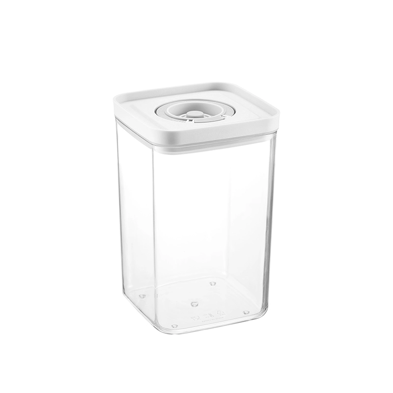 Vacuum Sealed BPA-Free Plastic Canister, Airtight Food Grain Fresh Storage Container