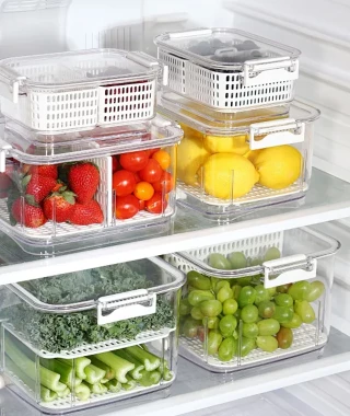 HOMIE Oven-Safe, Leak-Proof Glass Food Storage Containers—featuring a premium textured design ideal for glamping and outdoor adventure dining; microwave-safe and vacuum-sealable.