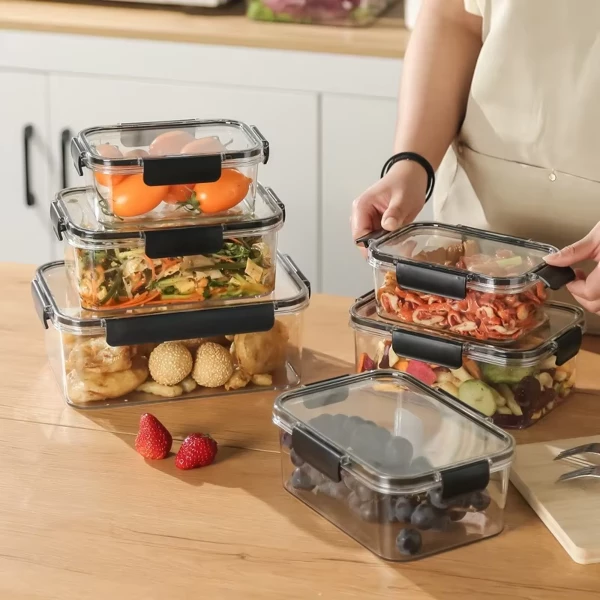 HOMIE Oven-Safe, Leak-Proof Glass Food Containers—featuring a premium textured design, these are ideal for glamping and outdoor adventure dining; suitable for microwave heating and vacuum sealing. Factory-direct wholesale vacuum preservation boxes, refrigerator food storage jars, round glass sets, milk powder jars, and leak-proof sealed containers.