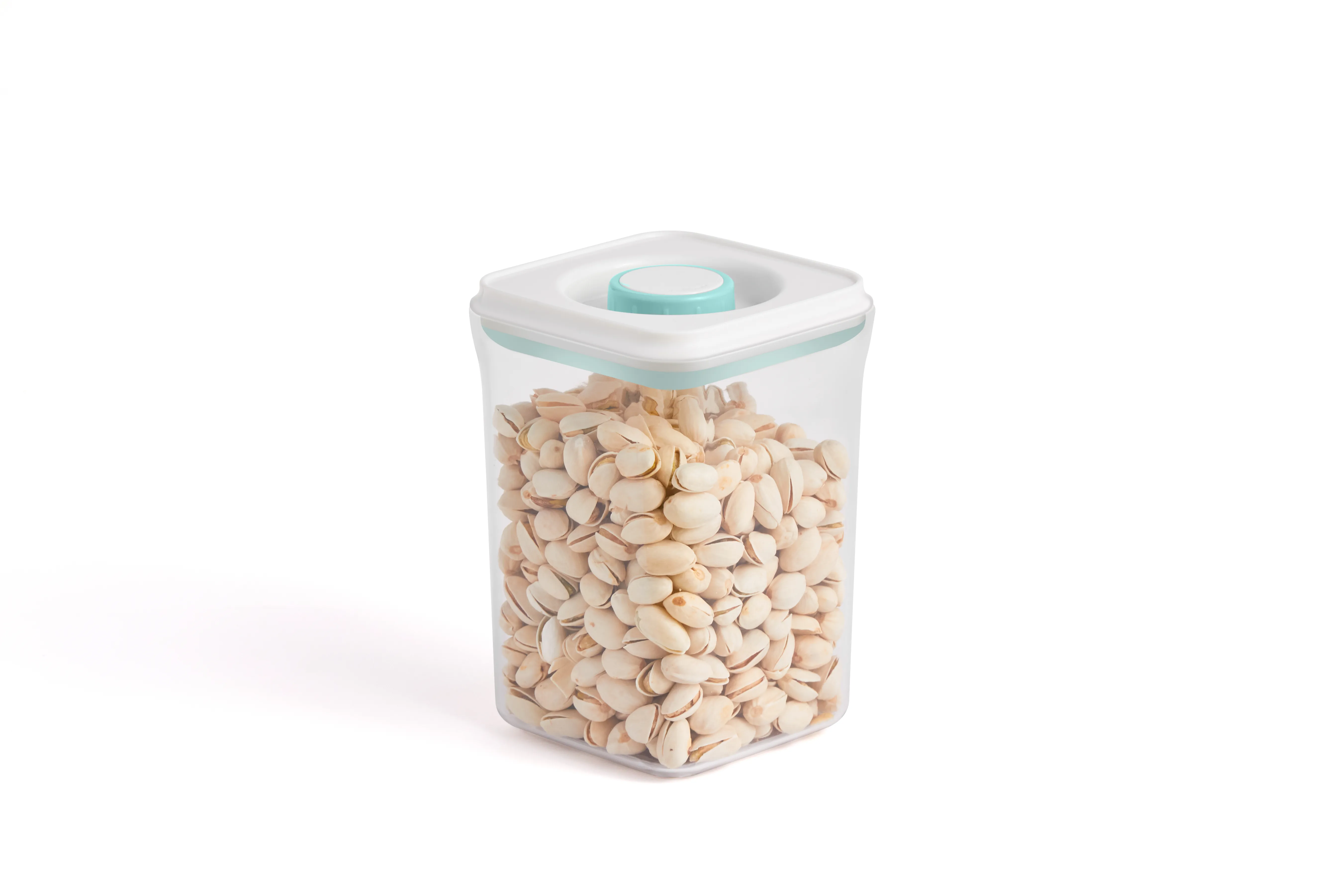 Airtight Knob with Lid Cereal Transparent Nuts Stackable Dry Food Bins Dried Fruit Boxsealed Jar Food Storage Container