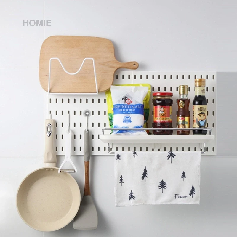 DIY Pegboard Wall Organizer 11-Piece Set