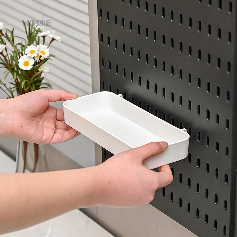 Multi-Functional Pegboard Wall Storage 4-Piece Set Kit B