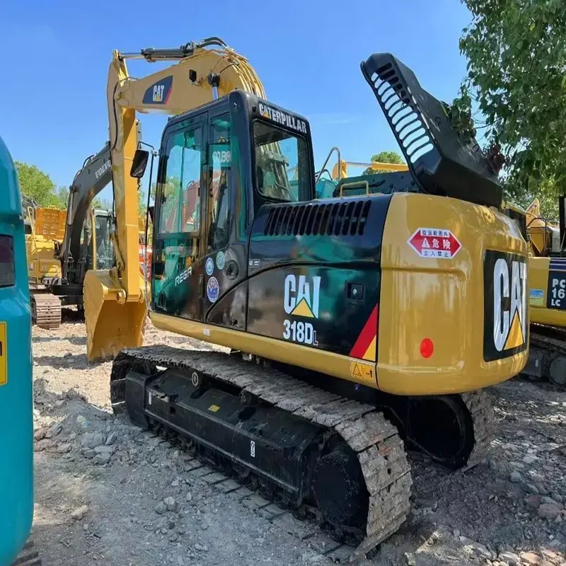 Second-hand Caterpillar CAT318D excavator
