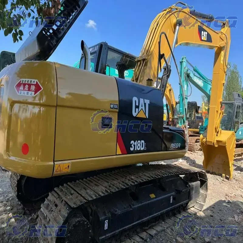 Second-hand Caterpillar CAT318D excavator