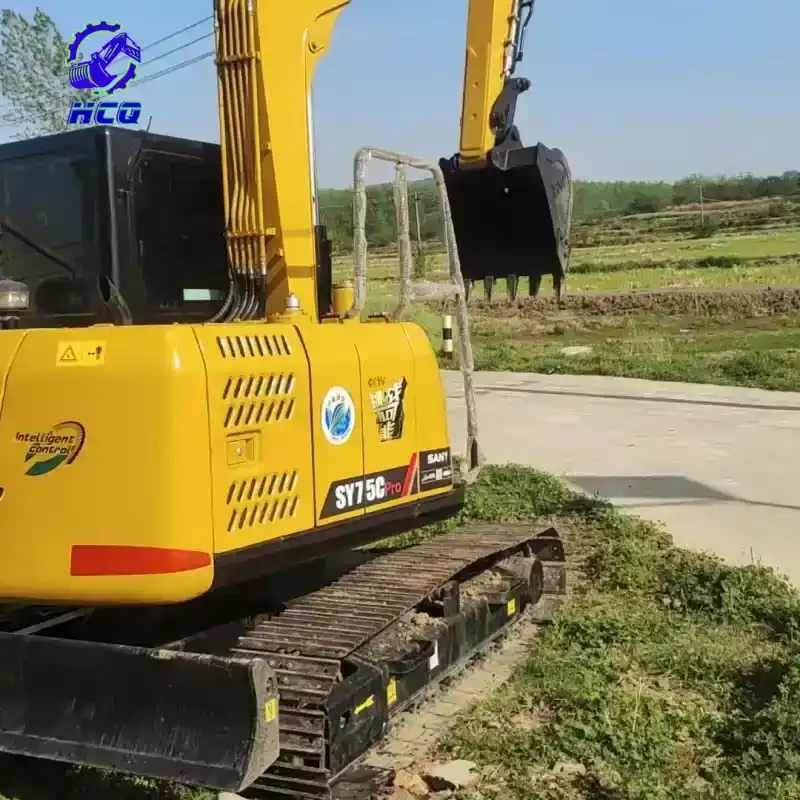 شراء معدات بناء مستعملة من الصين - حفارة ساني SY75C